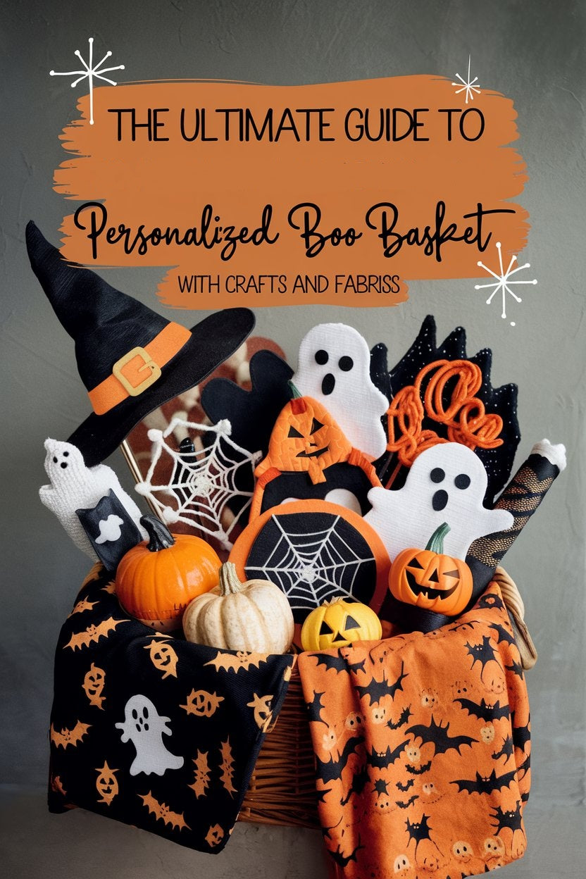 The Definitive Guide to Crafting the Most Splendid Personalized Boo Basket – A Halloween Delight! Plus 25 creative ideas for incorporating needlecraft, fabric, and arts & crafts into your Boo Basket