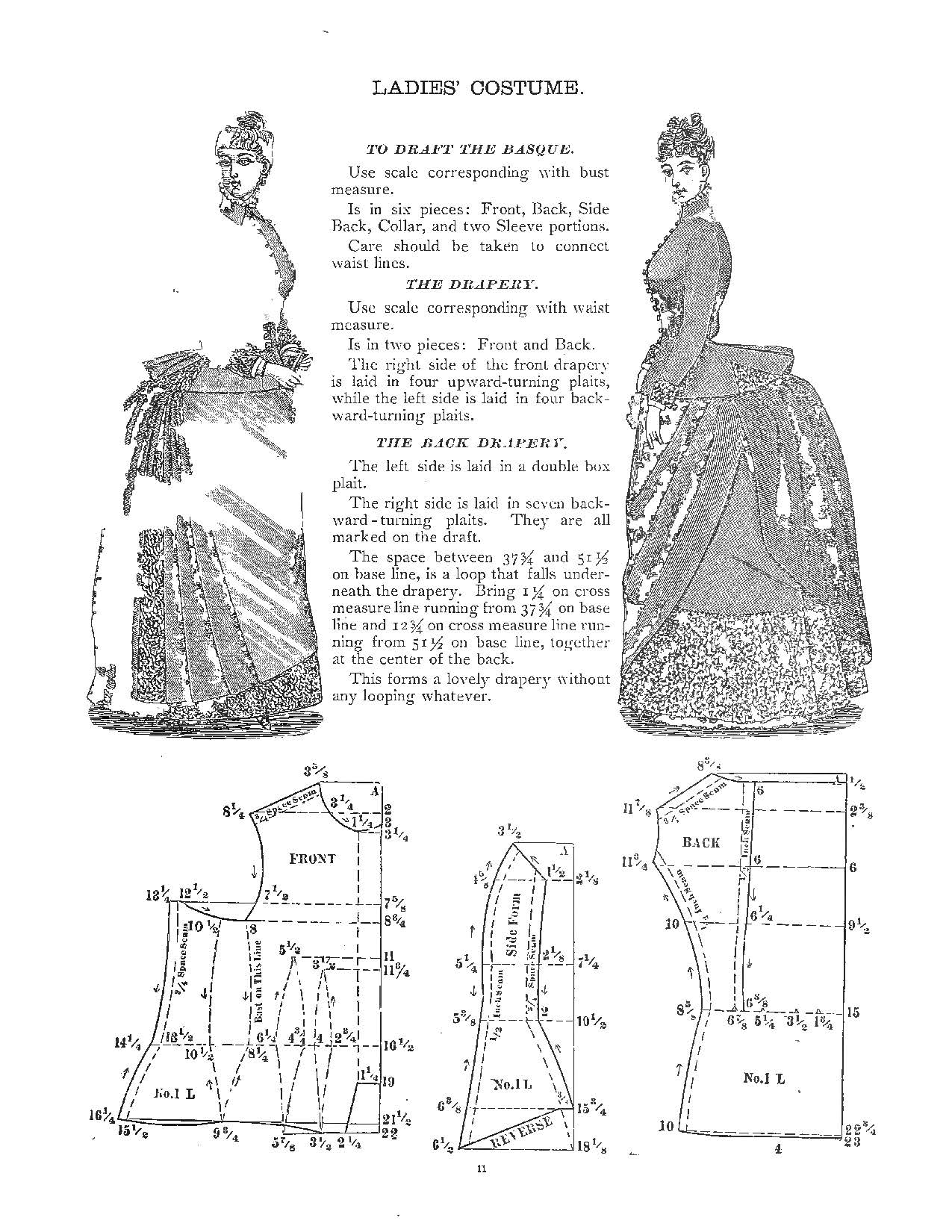 Victorian Patterns Garment Patterns 55 Sewing Pattern for Costume Designers, Fashion Designers, and Cosplayers Enhanced 2023 Version Ebook