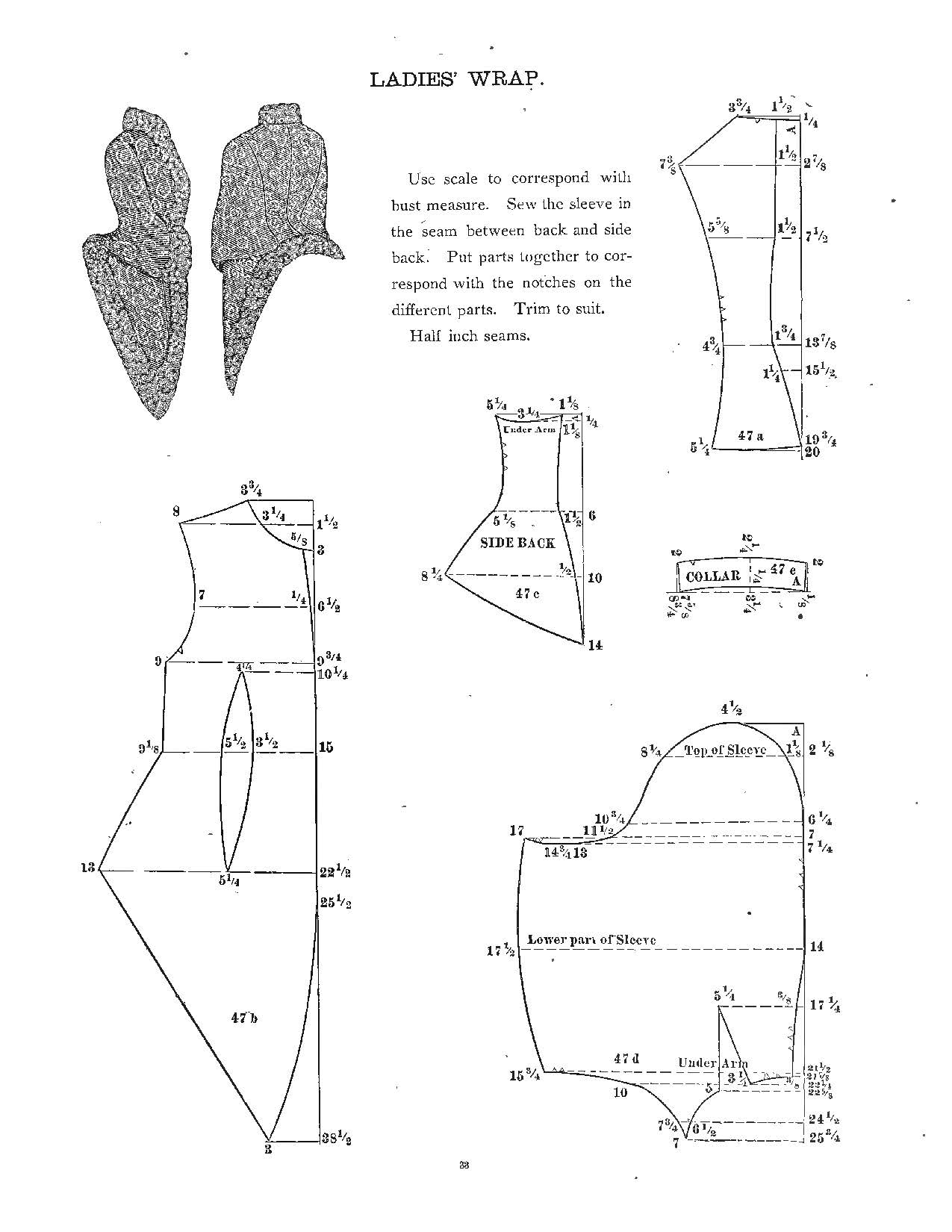 Victorian Patterns Garment Patterns 55 Sewing Pattern for Costume Designers, Fashion Designers, and Cosplayers Enhanced 2023 Version Ebook