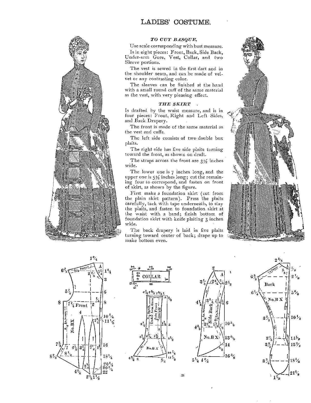 Victorian Patterns Garment Patterns 55 Sewing Pattern for Costume Designers, Fashion Designers, and Cosplayers Enhanced 2023 Version Ebook