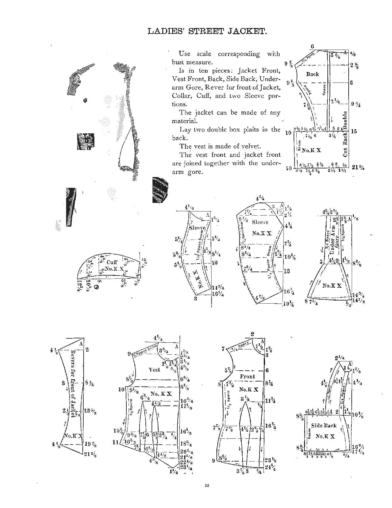 Victorian Patterns Garment Patterns 55 Sewing Pattern for Costume Designers, Fashion Designers, and Cosplayers Enhanced 2023 Version Ebook