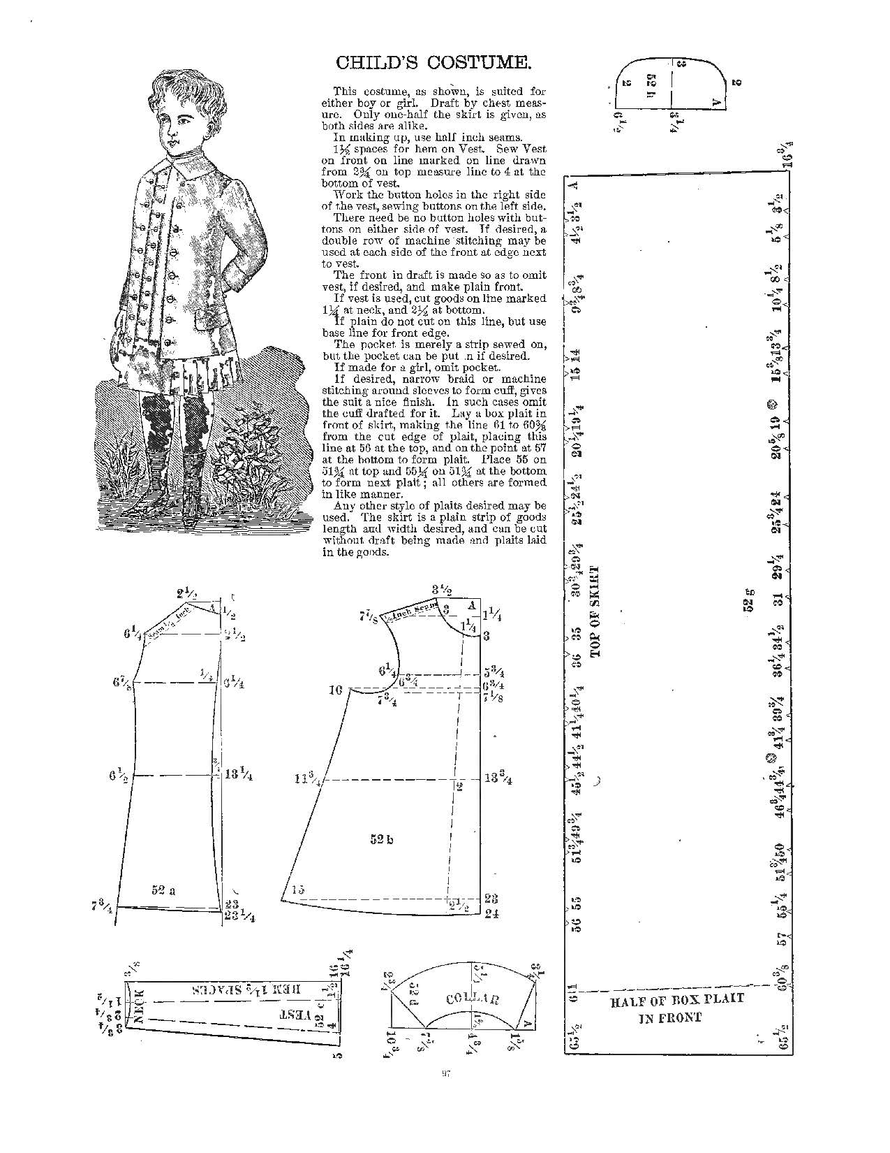 Victorian Patterns Garment Patterns 55 Sewing Pattern for Costume Designers, Fashion Designers, and Cosplayers Enhanced 2023 Version Ebook