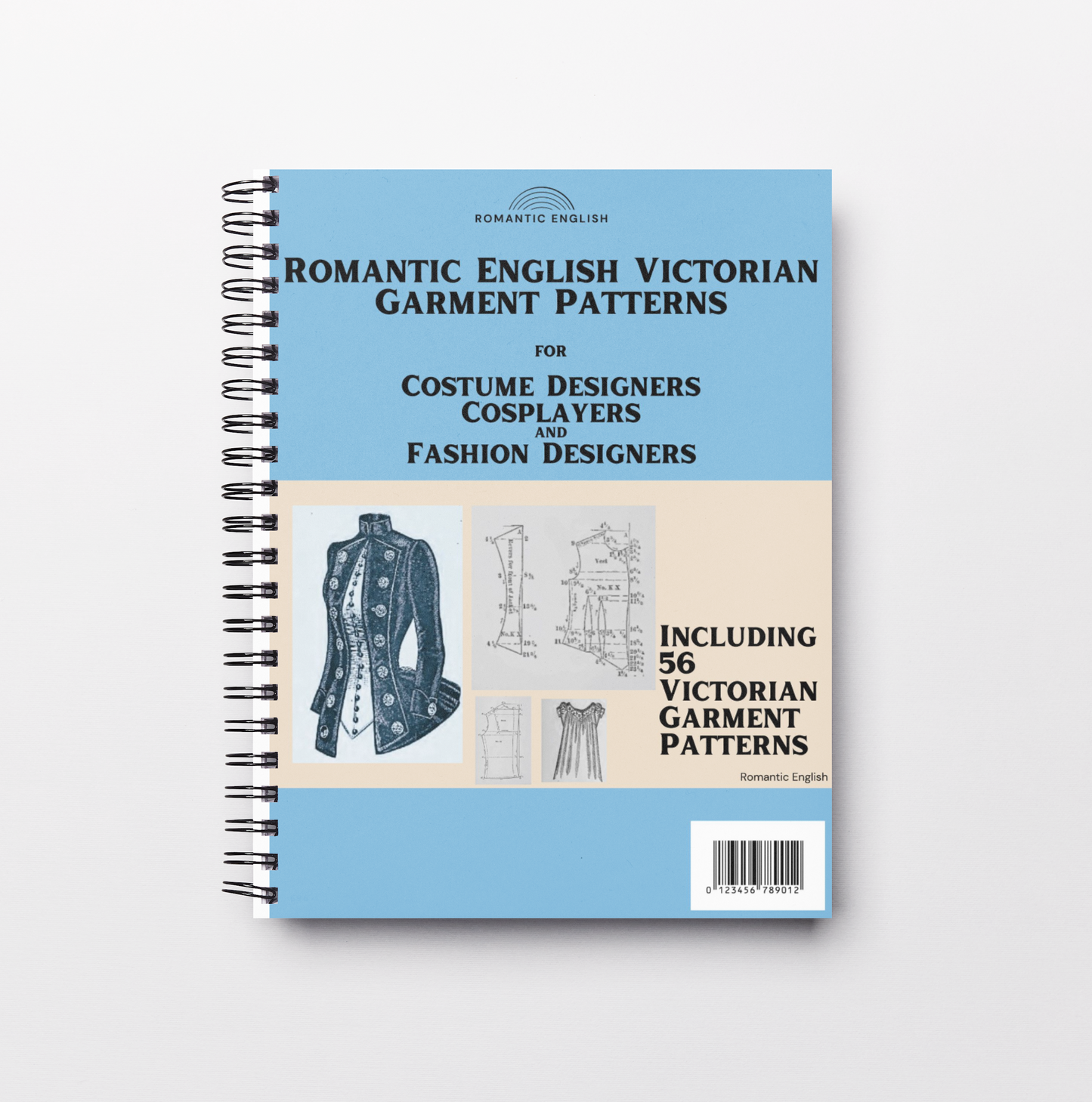 Victorian Patterns Garment Patterns 55 Sewing Pattern for Costume Designers, Fashion Designers, and Cosplayers Enhanced 2023 Version Ebook