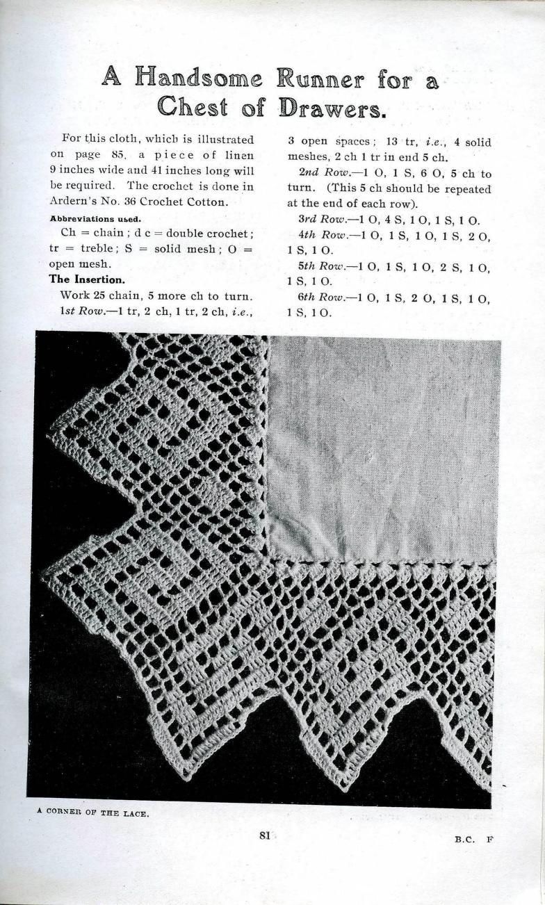 Beautiful Crochet on Household Linen (1910) – Timeless Crochet Techniques for Elegant Home Décor