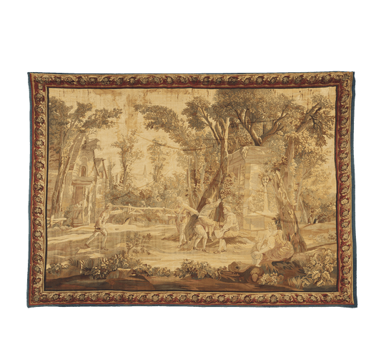 Lovely Autumn French Verdure Tapestry Reproduction RE424047