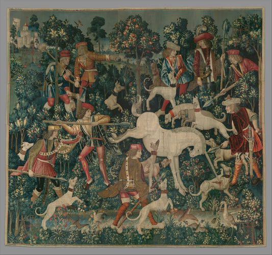 The Unicorn Defends Himself (from the Unicorn Tapestries) RE155936