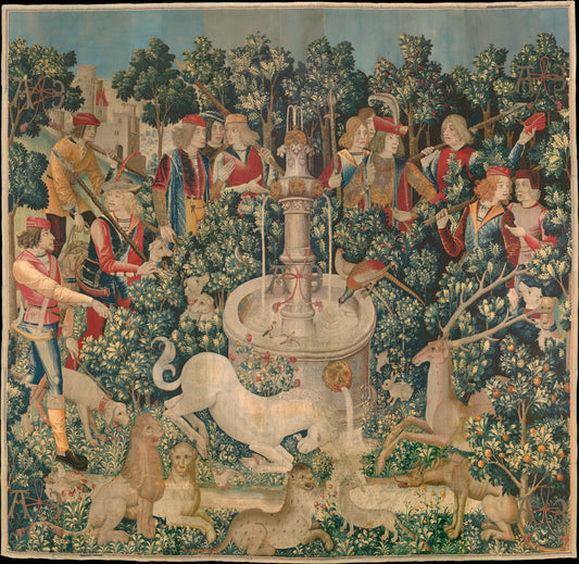 The Unicorn Purifies Water (from the Unicorn Tapestries) RE422050