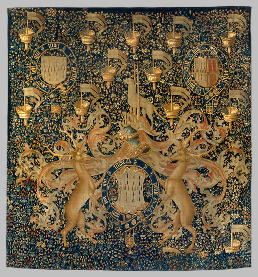 Tapestry with Armorial Bearings and Badges of John, Lord Dynham RE489577