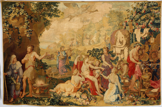 The Festival of Psyche, with Mercury from a set of Mythological Subjects after Giulio Romano RE588086