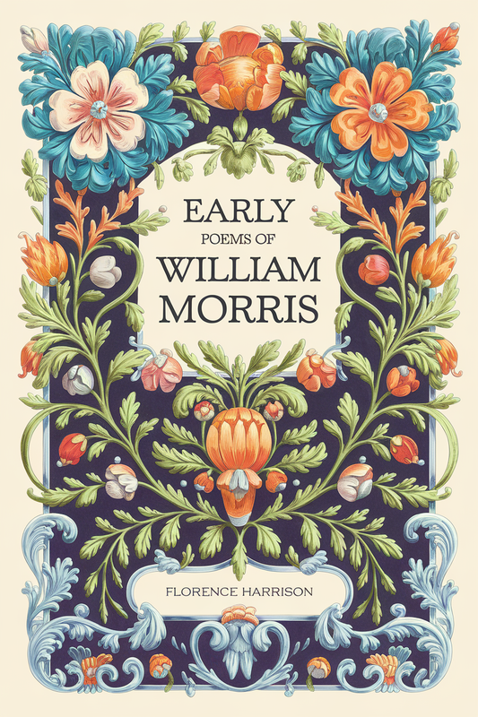 You're Cordially Invited Into a World of Enchantment: 1914 Early Poems of William Morris with Ethereal Illustrations by Florence Harrison - A Timeless Journey Through Medieval Romance and Victorian Poetry"