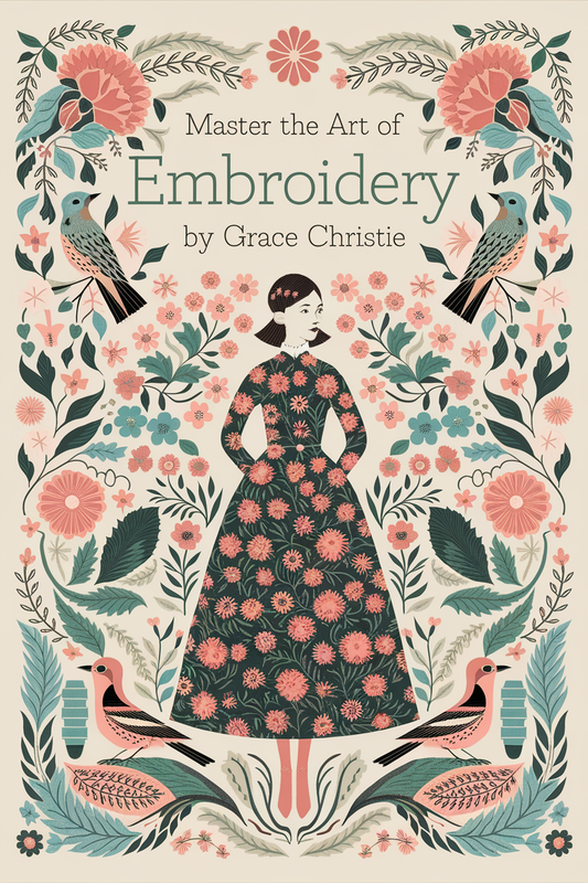 Threads of Timeless Elegance: Master the Art of Embroidery with Grace Christie's Classic Guide