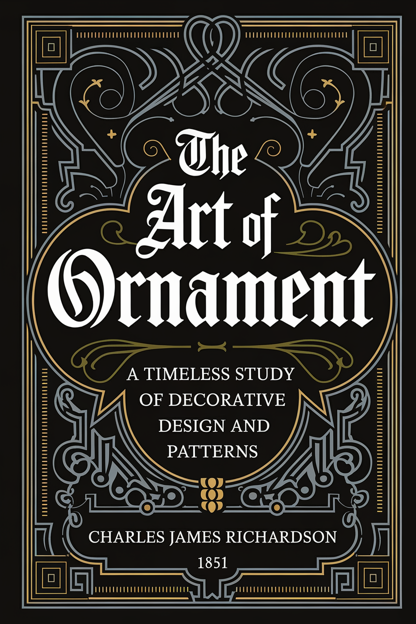 The Art of Ornament: A Timeless Study of Decorative Design and Patterns By Charles James Richardson | Originally Published in 1851