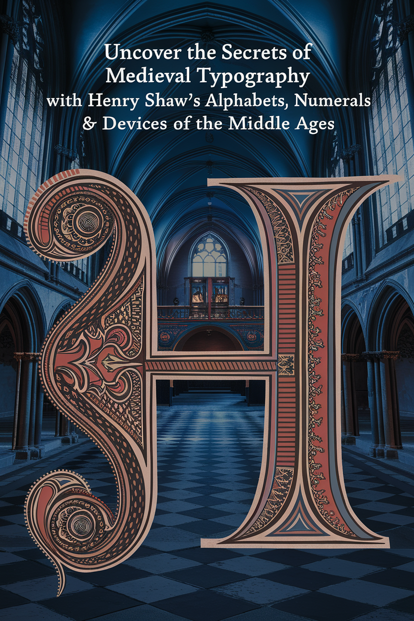 A Journey Through Medieval Typography: Discover Alphabets, Numerals & Devices of the Middle Ages by Henry Shaw, 1843