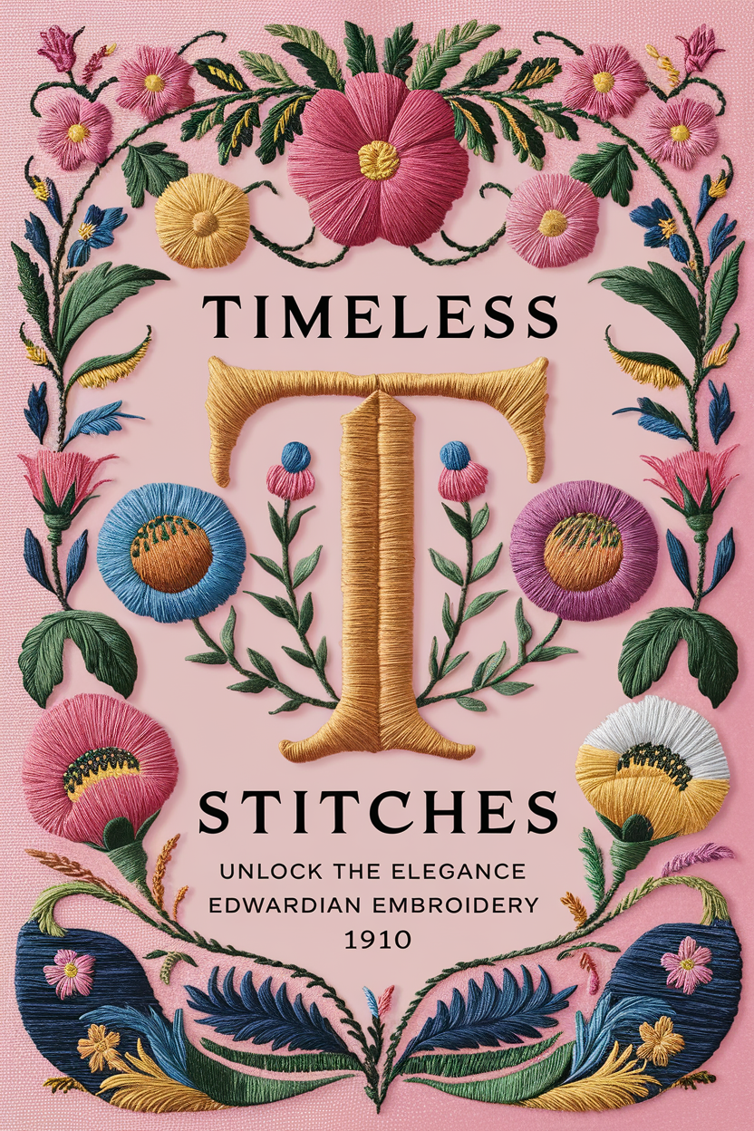 Timeless Stitches: Unlock the Elegance of Edwardian Embroidery for Fall and Winter 1910