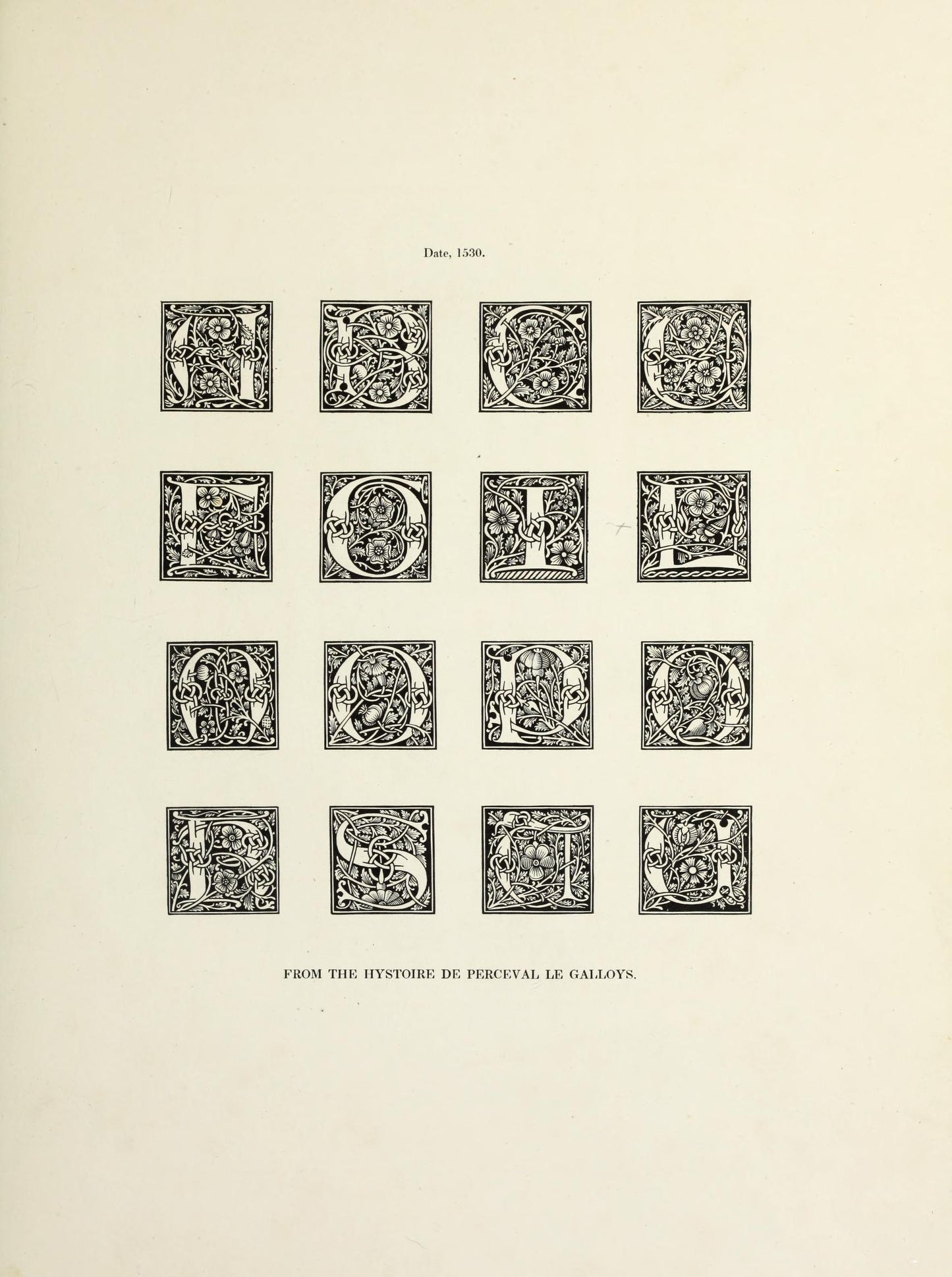 A Journey Through Medieval Typography: Discover Alphabets, Numerals & Devices of the Middle Ages by Henry Shaw, 1843