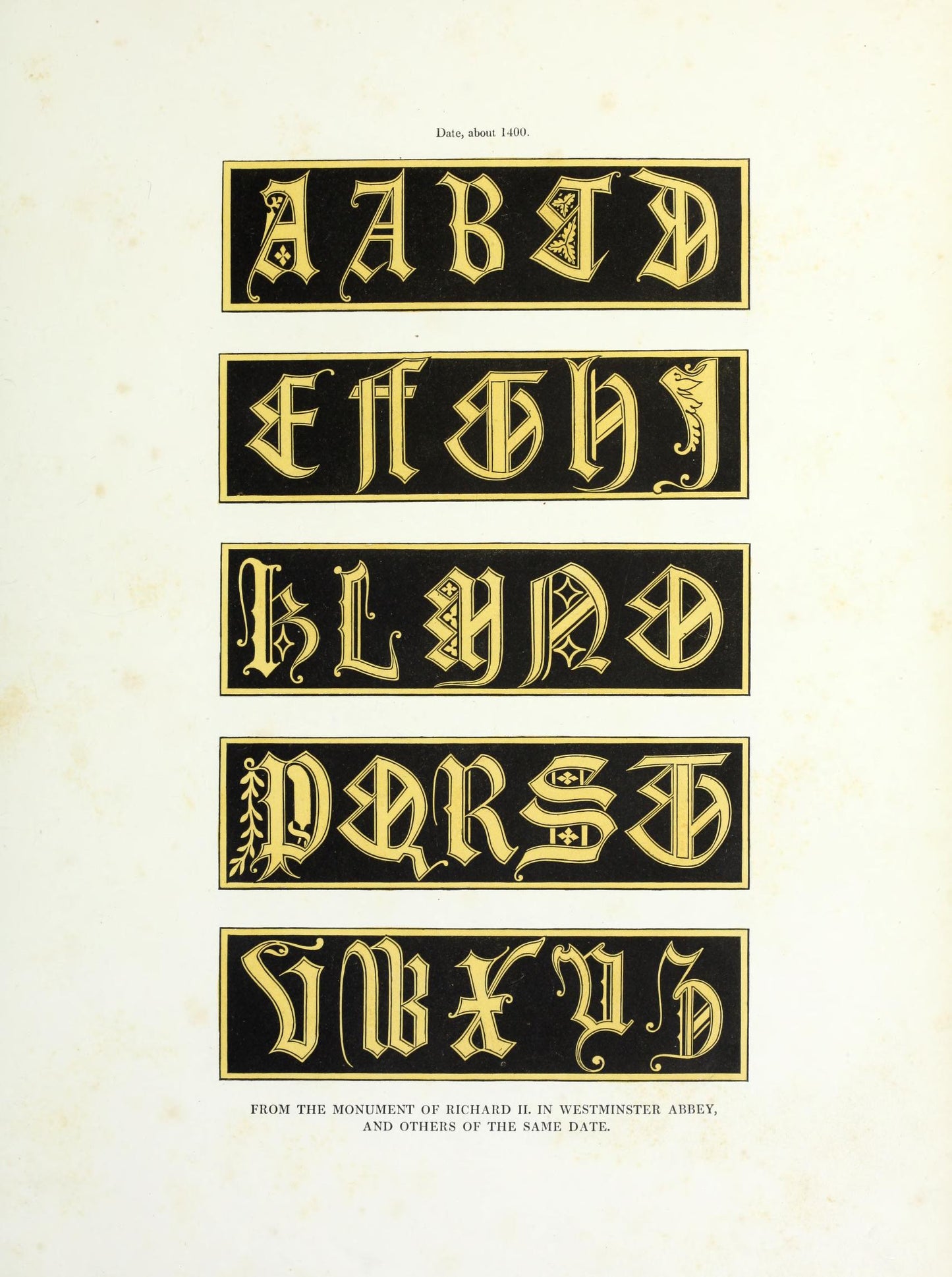 A Journey Through Medieval Typography: Discover Alphabets, Numerals & Devices of the Middle Ages by Henry Shaw, 1843