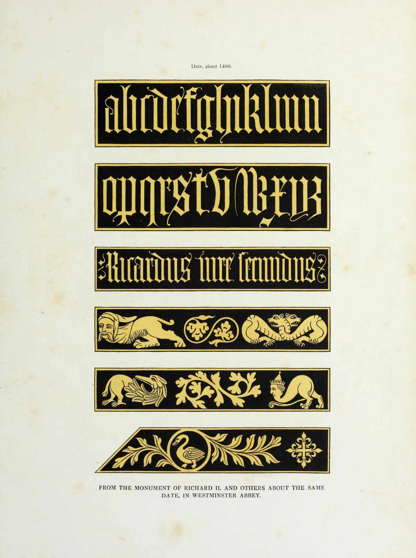 A Journey Through Medieval Typography: Discover Alphabets, Numerals & Devices of the Middle Ages by Henry Shaw, 1843