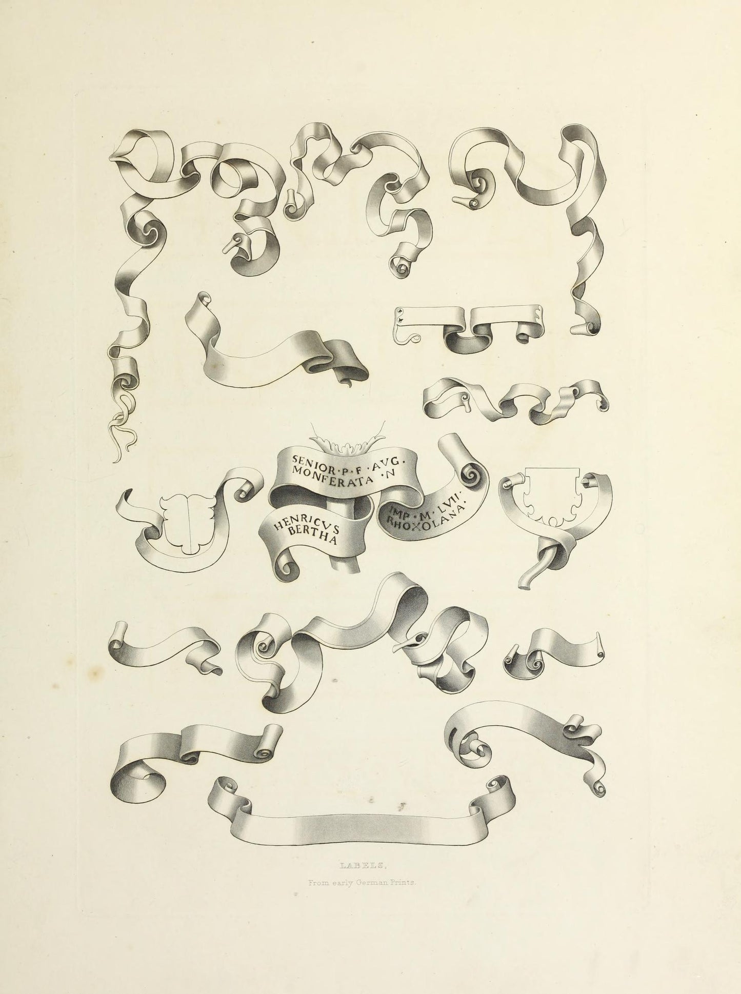 A Journey Through Medieval Typography: Discover Alphabets, Numerals & Devices of the Middle Ages by Henry Shaw, 1843