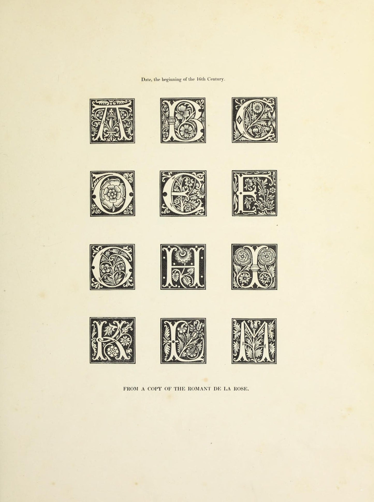 A Journey Through Medieval Typography: Discover Alphabets, Numerals & Devices of the Middle Ages by Henry Shaw, 1843