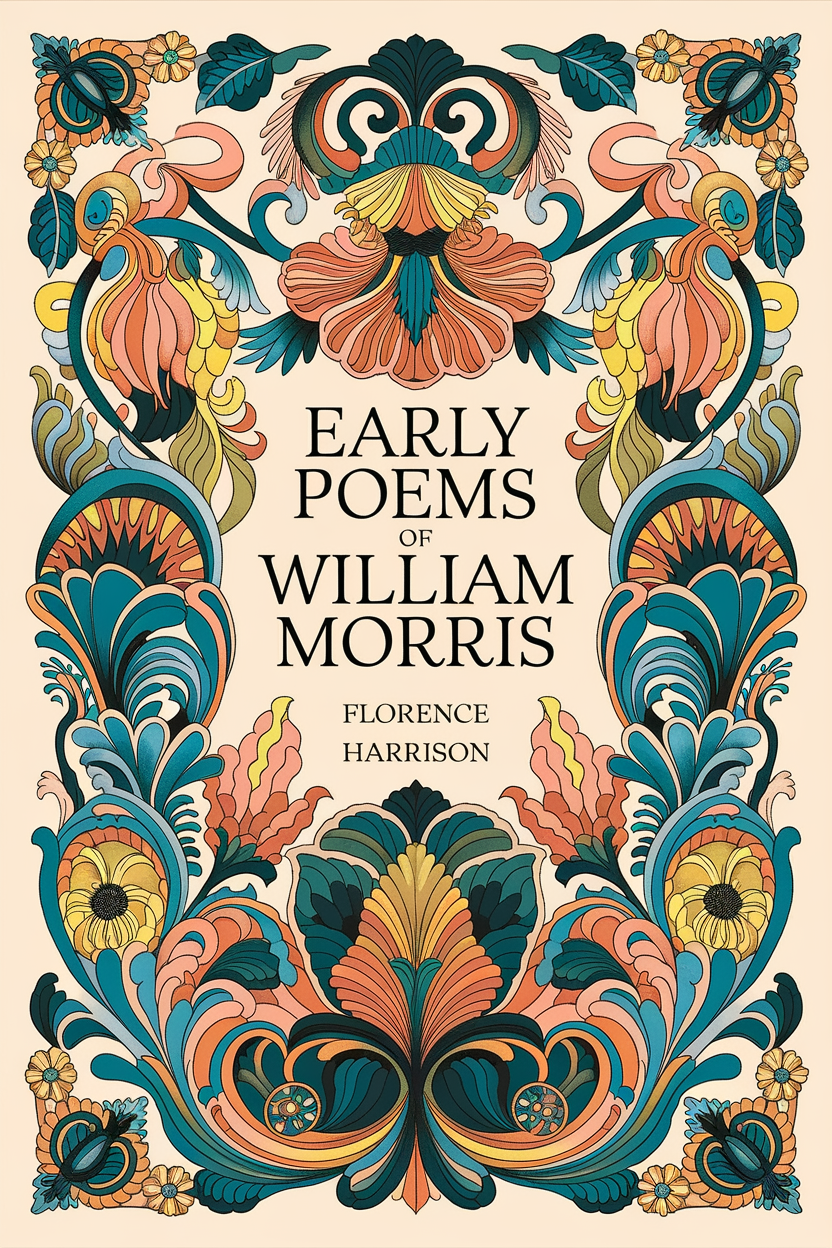 You're Cordially Invited Into a World of Enchantment: 1914 Early Poems of William Morris with Ethereal Illustrations by Florence Harrison - A Timeless Journey Through Medieval Romance and Victorian Poetry"