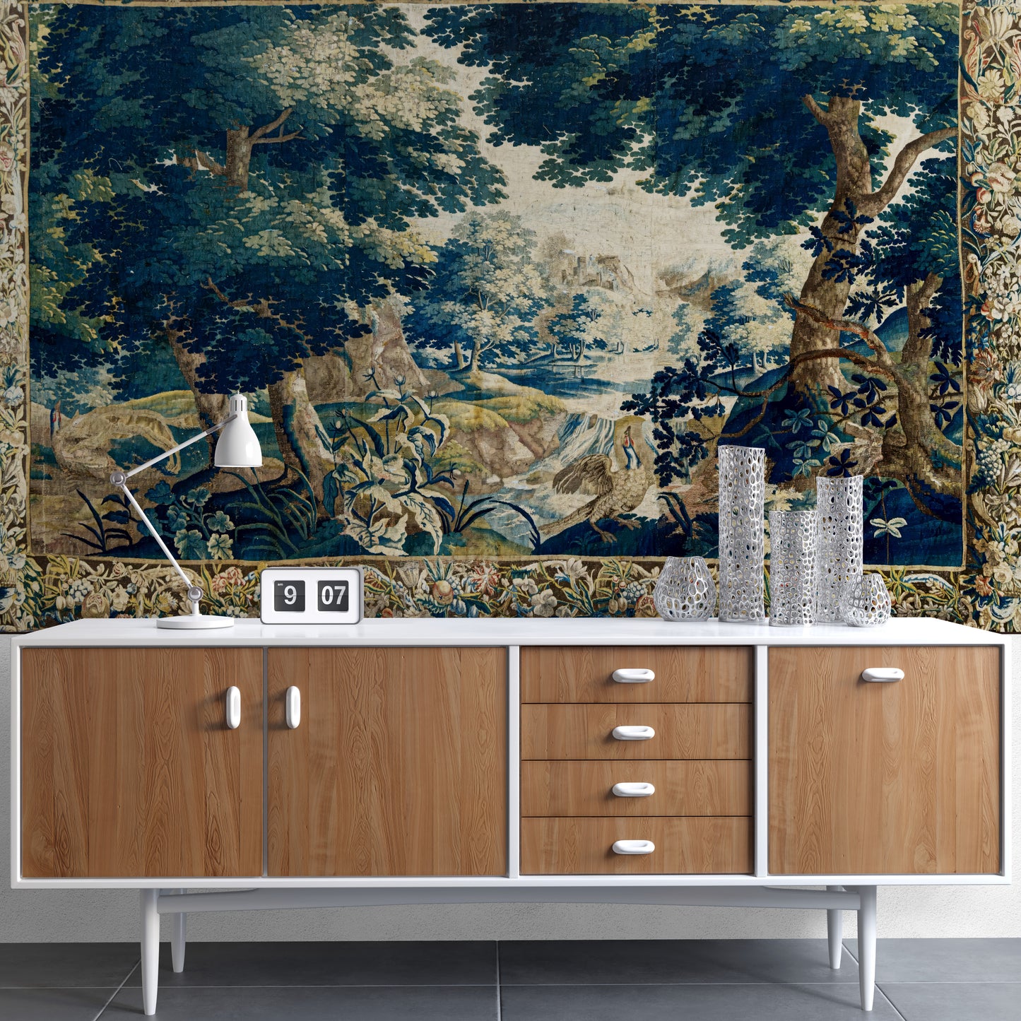 Magnificent Fantastical Scenic Verdure Tapestry RE67483