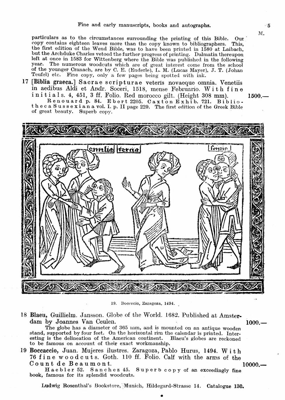 A Treasury of Rare Manuscripts & Early Printed Treasures: Celebrating 50 Years of Ludwig Rosenthal’s Antiquarian Legacy (1909 Edition)