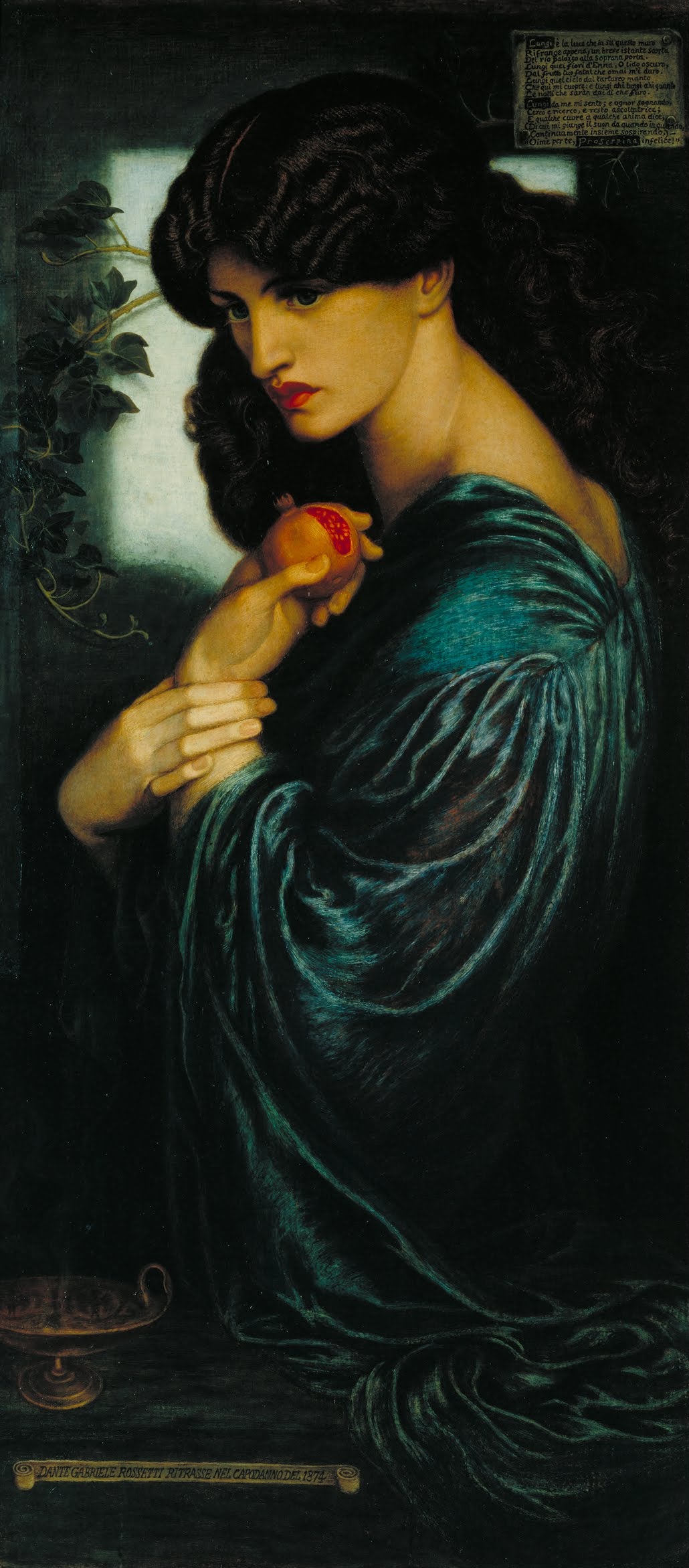 Proserpine,  Dante Gabriel Rossetti, 1874