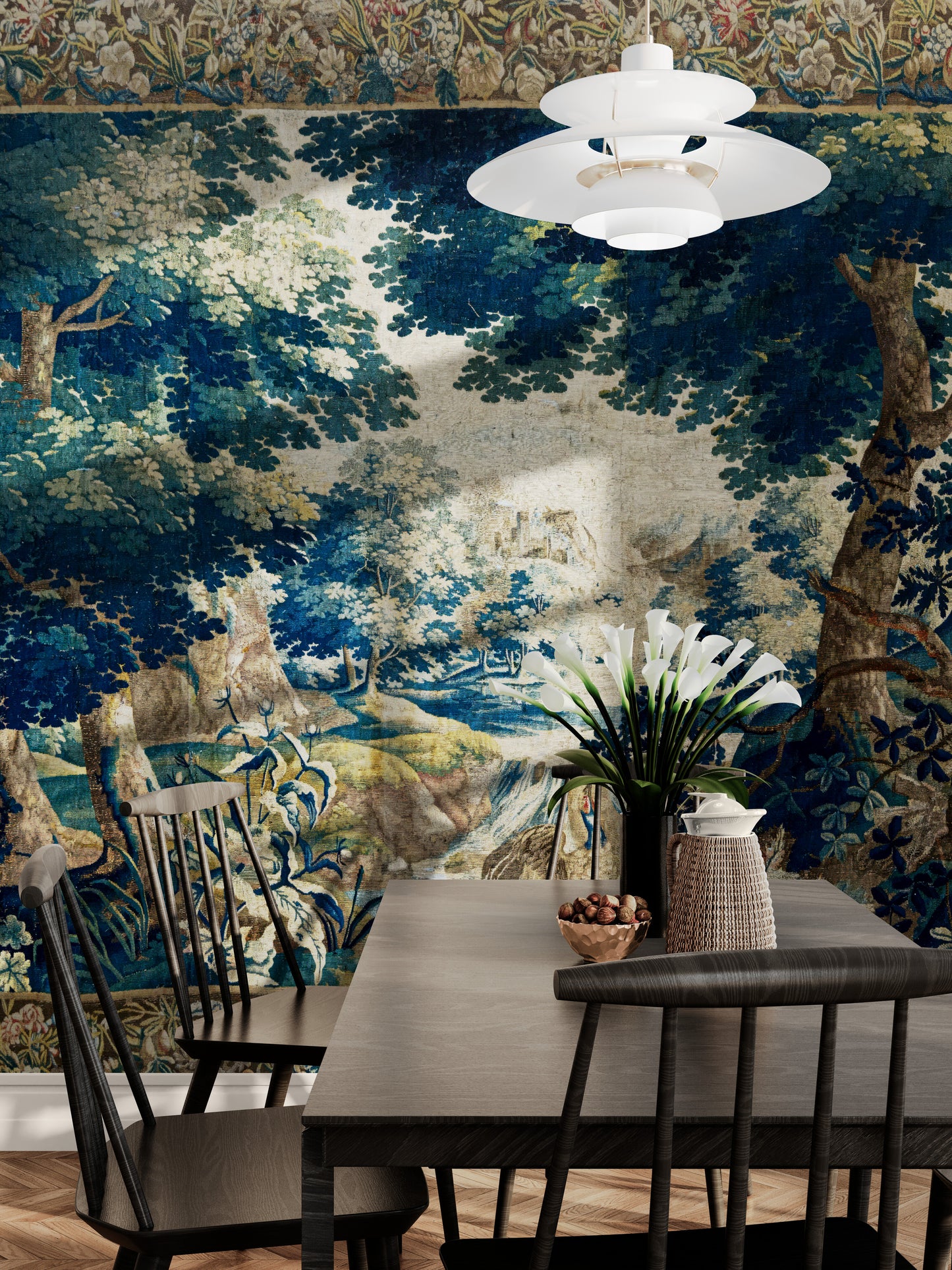 Magnificent Fantastical Scenic Verdure Tapestry RE67483