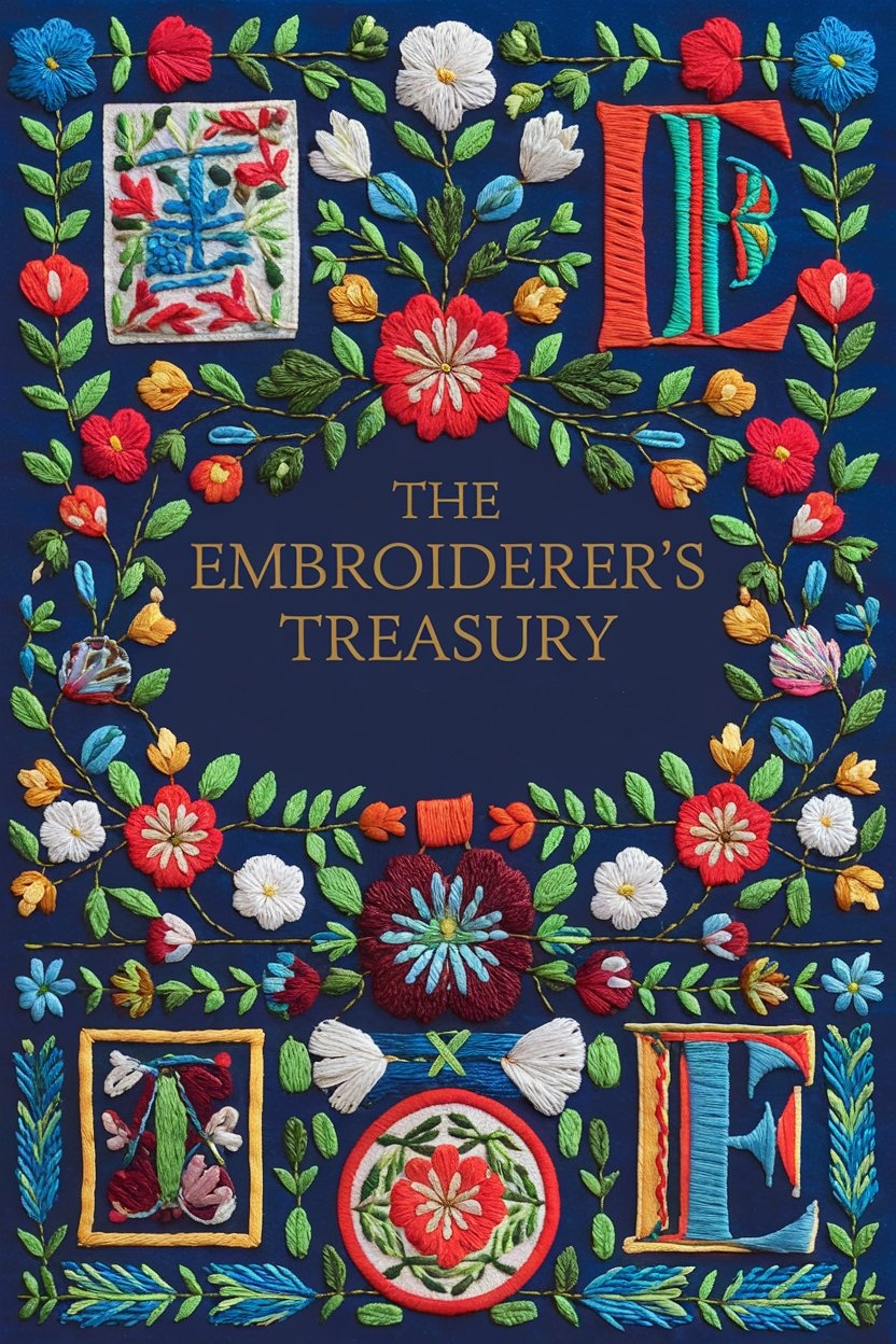 The Embroiderer's Treasury: A Timeless Collection of Initials, Emblems, and Ornamental Designs