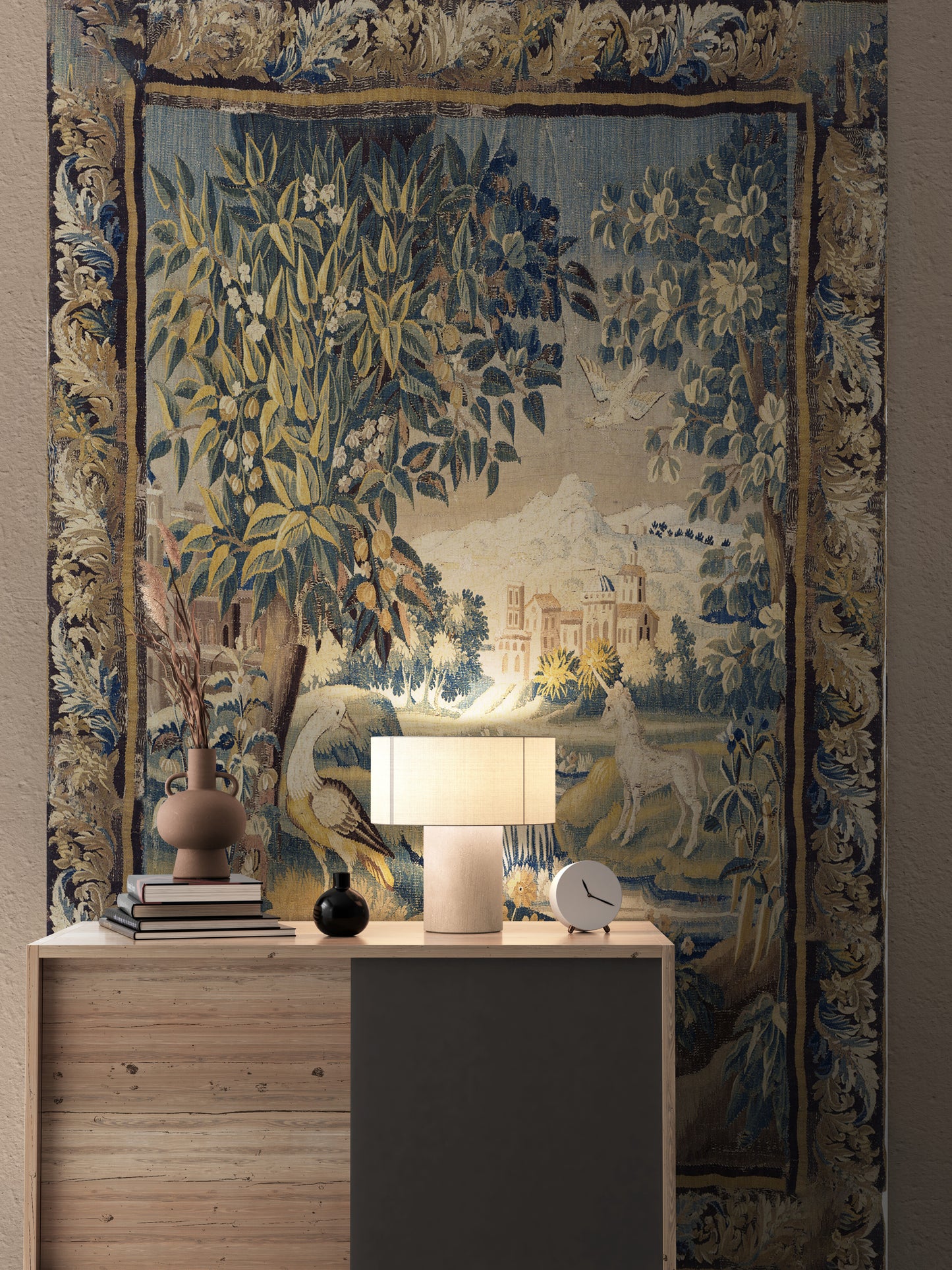 Château d'Angers Unicorn Revival Verdure Tapestry RE057689