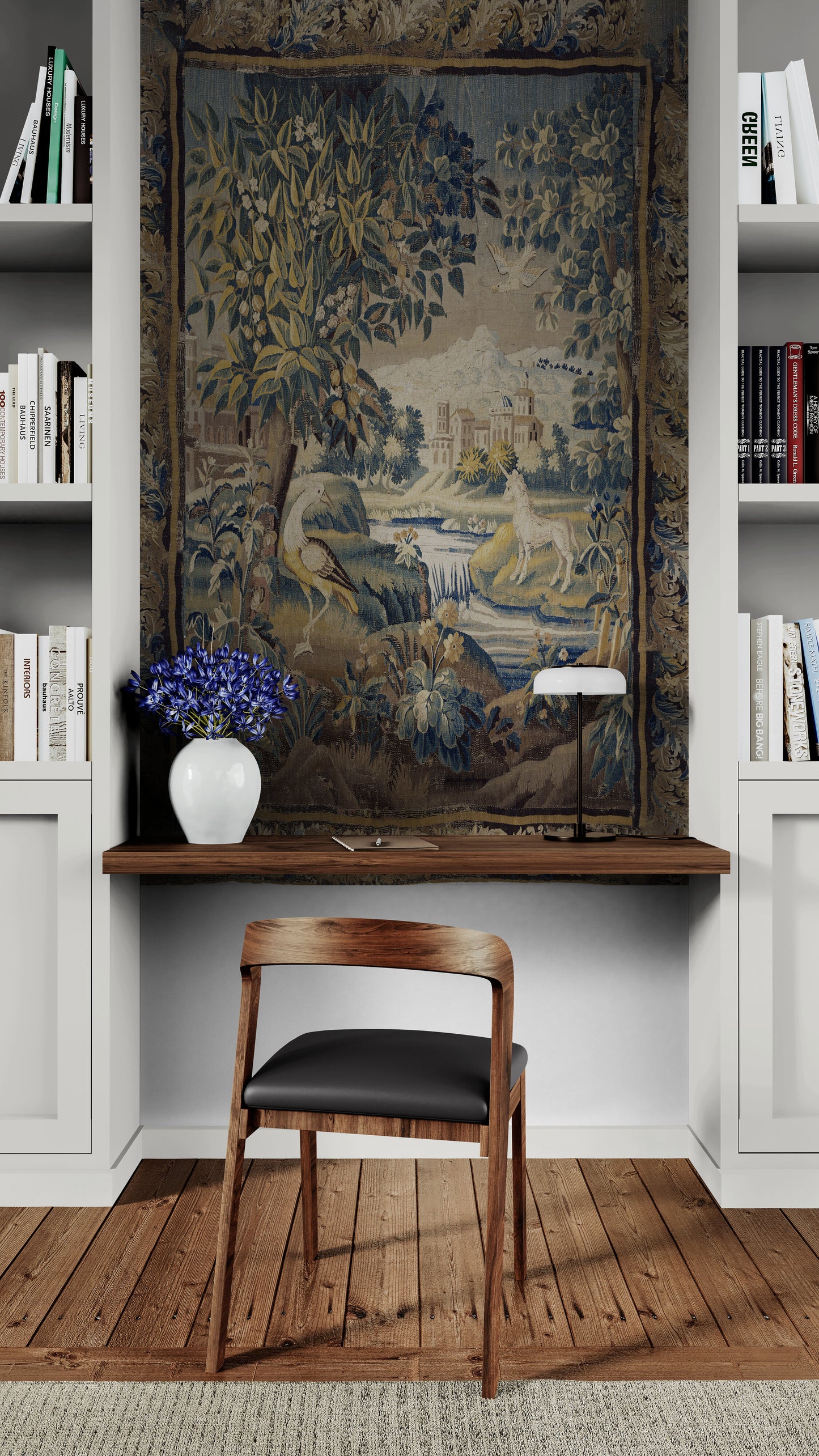 Château d'Angers Unicorn Revival Verdure Tapestry RE057689