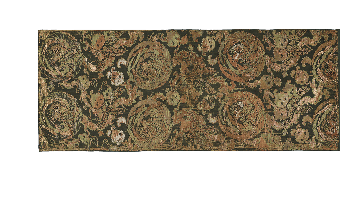 Exquisite 12th-14th Century Dragon Motif Silk Tapestry Reproduction – Luxurious Wall Hanging for Timeless Elegance RE662616