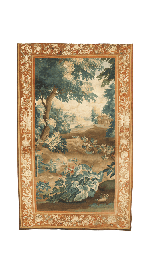 Verdant Elegance: A Pastoral Masterpiece in Verdure Tapestry RE691303