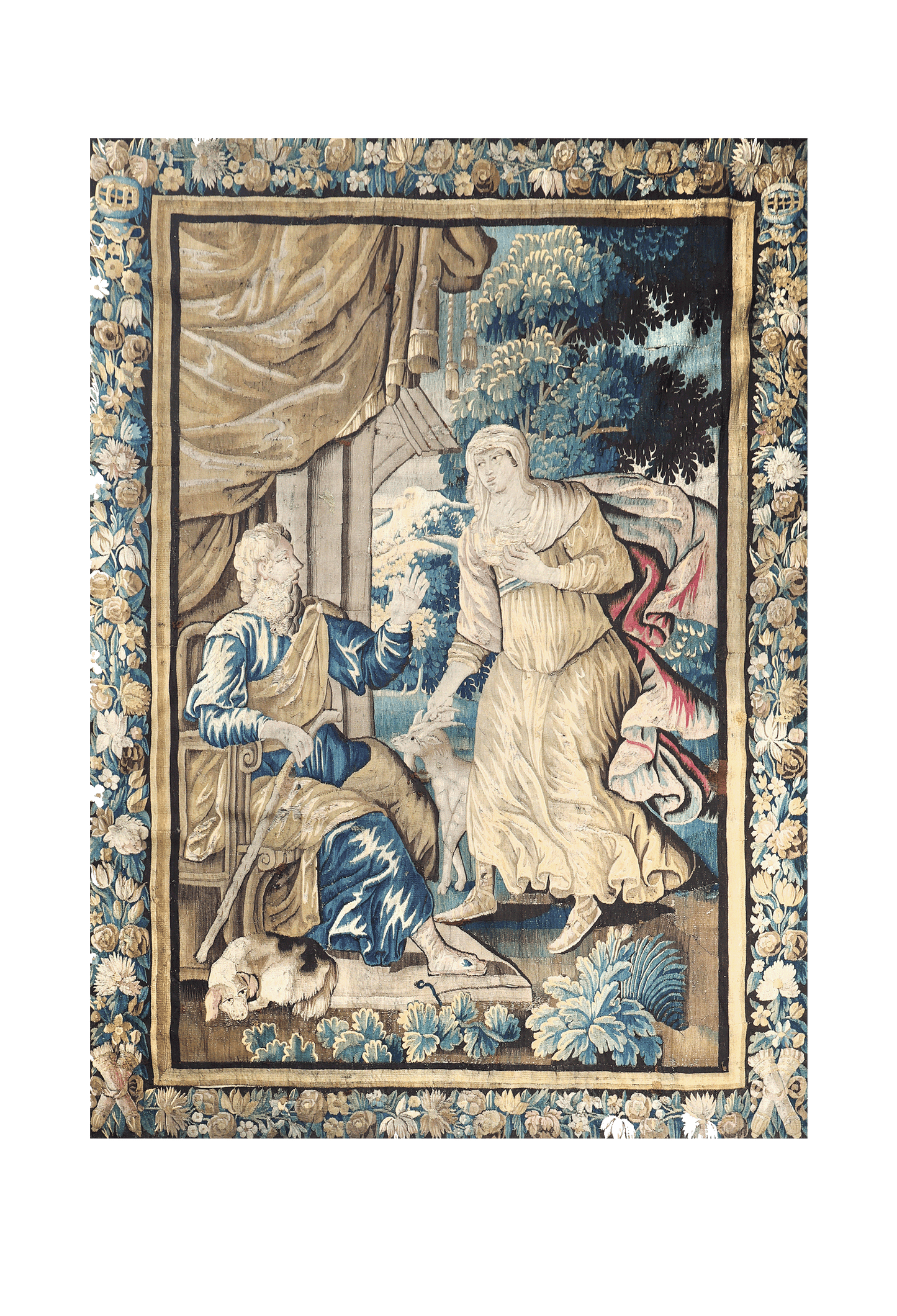 The Parable of Compassion: A Flemish Tapestry from the 17th Century RE708587