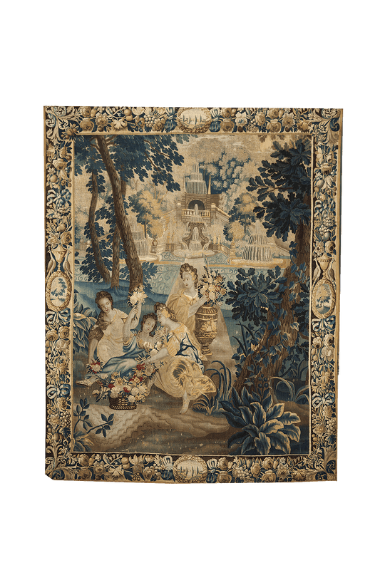 Bouquet of Grace: A Rococo Tapestry of Aristocratic Leisure RE727142