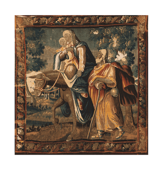 A Journey of Faith and Protection Flemish Tapestry Reproduction RE777046