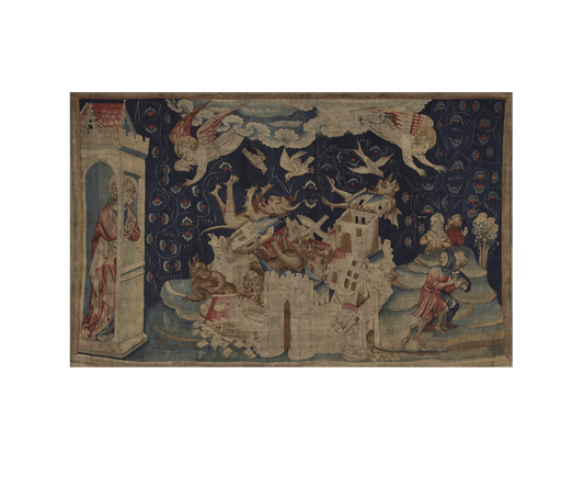 The Fall of Babylon: A Tapestry of Divine Wrath and Chaos RE783699