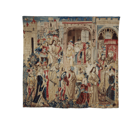 The Royal Court: A Tapestry of Medieval Grandeur and Ceremony RE937123