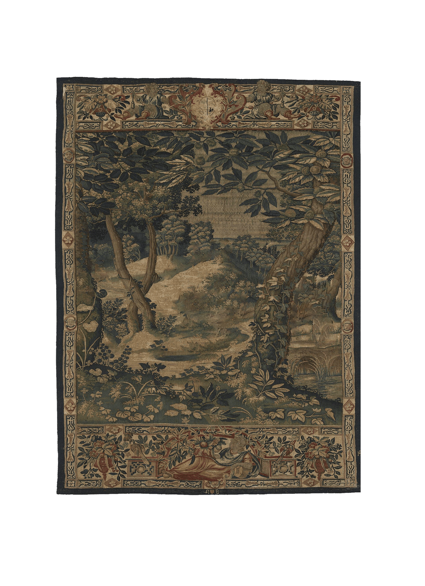 Timeless Elegance: Verdure Tapestry Reproduction RE972311