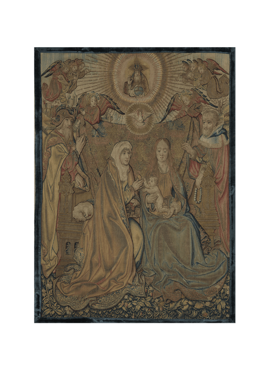 Heavenly Adoration: A Gothic Tapestry of Divine Grace RE992130