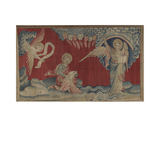 The Vision of Saint John: Angelic Revelation in Medieval Tapestry RE188131