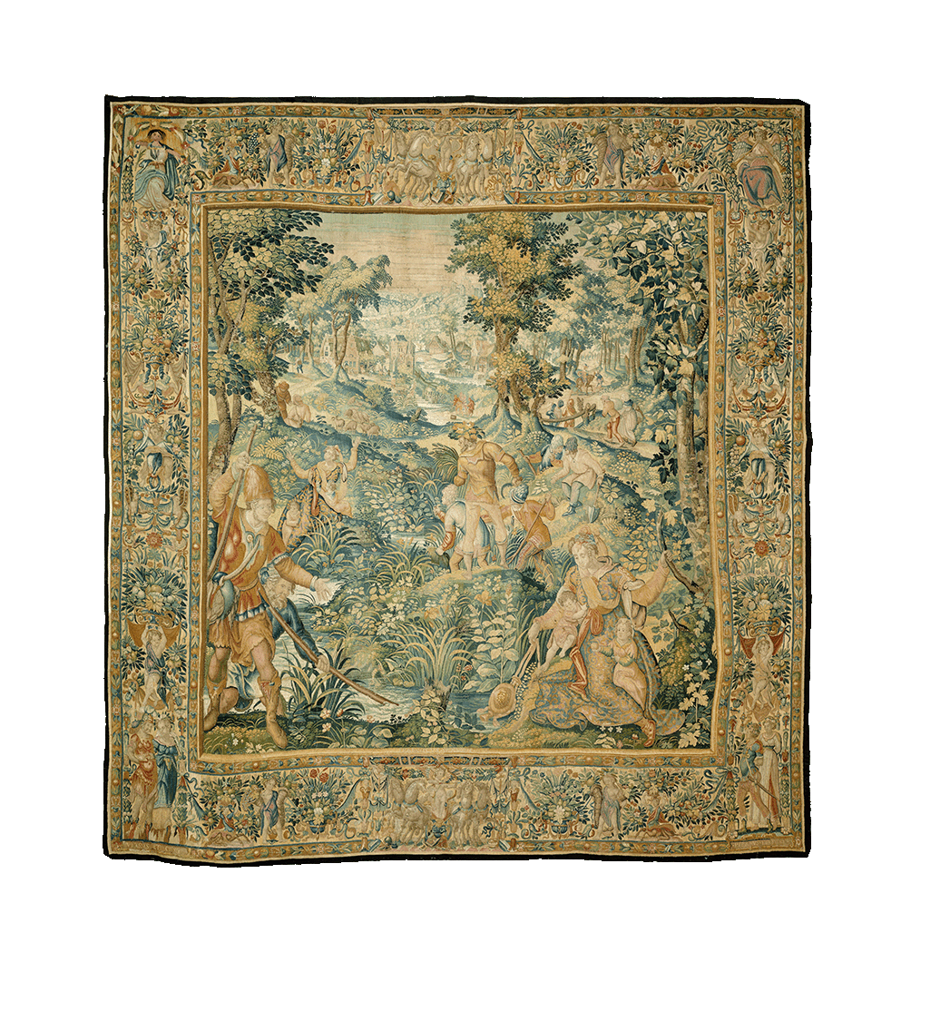 The Noble Pursuit: A Tapestry of Courtly Sport RE633636