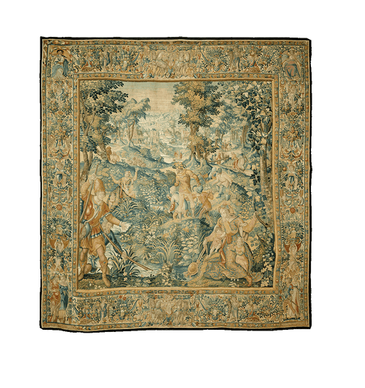 The Noble Pursuit: A Tapestry of Courtly Sport RE633636