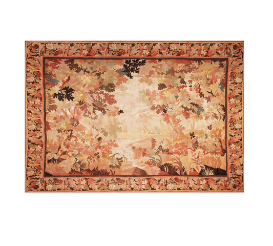 Warm and Cozy Autumn October Foliage Tapestry Reproduction RE971342