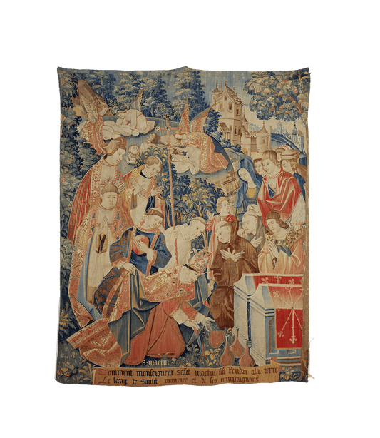 Saint Martin & Saint Maurille Fine Medieval Tapestry RE092088