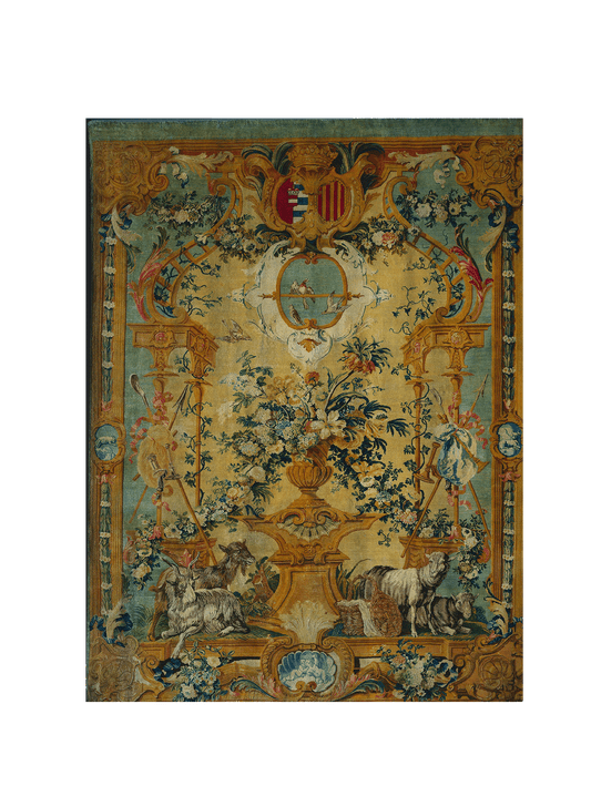 Ornamental Splendor: A Rococo Tapestry of Pastoral Elegance RE620177