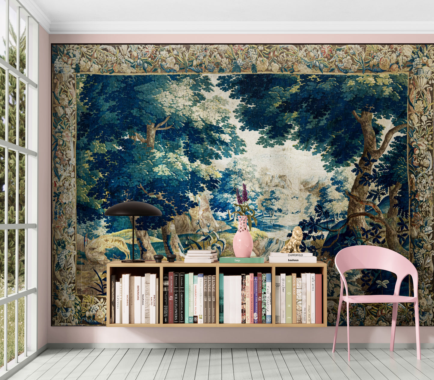 Magnificent Fantastical Scenic Verdure Tapestry RE67483