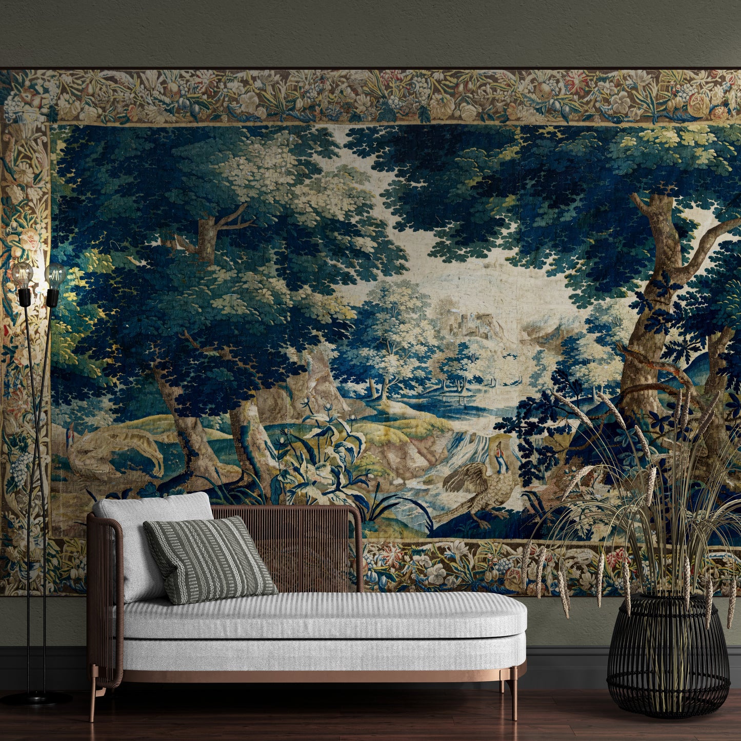 Magnificent Fantastical Scenic Verdure Tapestry RE67483