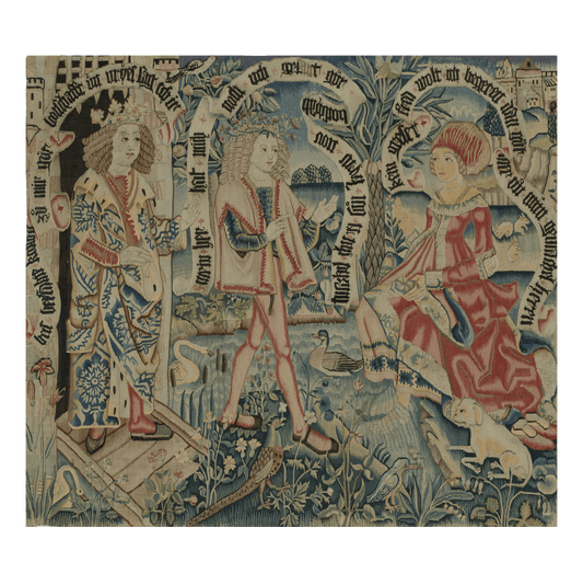 Rare Medieval Tapestry Reproduction RE541751