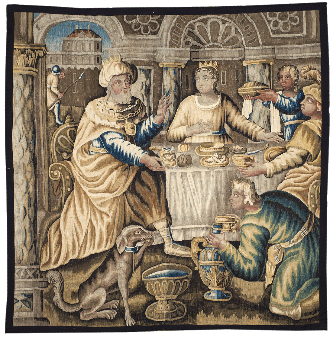 The Banquet of Kings: A Tapestry of Regal Opulence RE353132